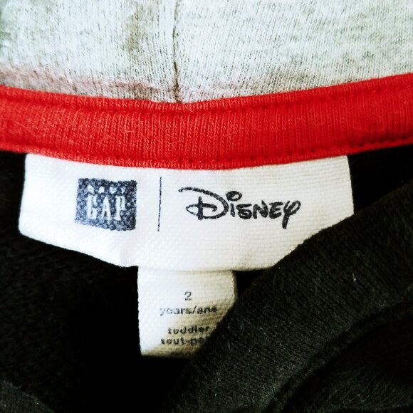 Gap x Disney Mickey Mouse Hooded 3D Ears Sweatshirt 2T - Picture 6 of 9
